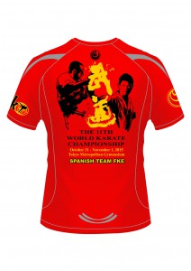 Camiseta World Championship 2015 - 04 Roja espalda